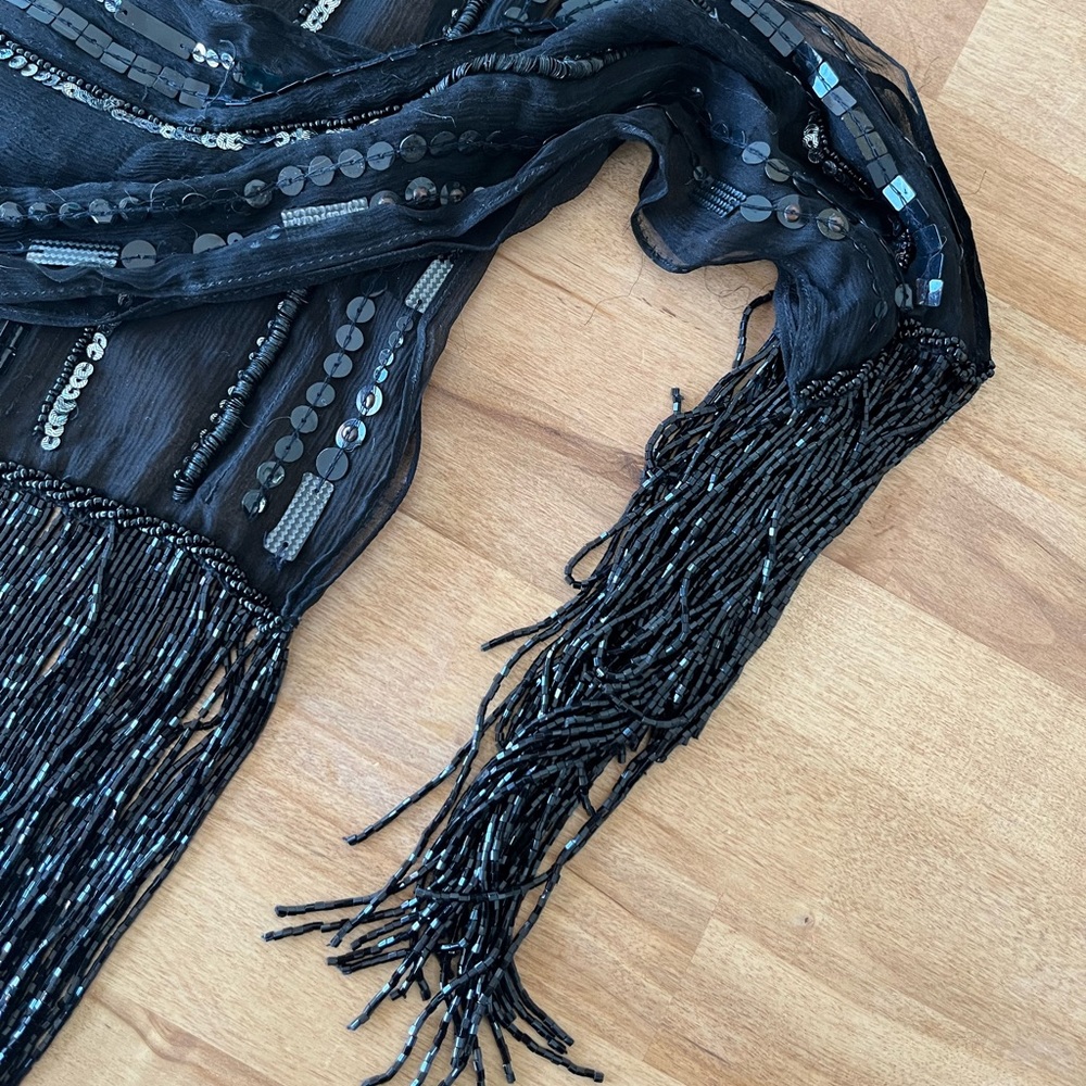 Sequined scarf